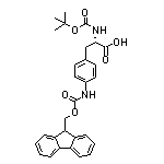 N-Boc-4-(Fmoc-氨基)-L-苯丙氨酸