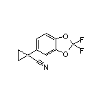 1-(2,2-二氟-1,3-苯并二噁茂-5-基)环丙烷甲腈