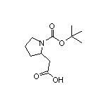 2-(1-Boc-2-吡咯烷基)乙酸