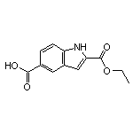 2-(乙氧基羰基)吲哚-5-甲酸