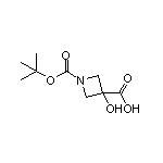 1-Boc-3-羟基氮杂环丁烷-3-甲酸