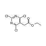2-(2,4,6-三氯-5-嘧啶基)乙酸乙酸