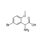 2-氨基-2-(2-甲氧基-5-溴苯基)乙酸