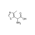 2-氨基-2-(4-甲基-5-噻唑基)乙酸