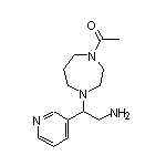 1-乙酰基-4-[1-(3-吡啶基)-2-氨基乙基]-1,4-二氮杂环庚烷
