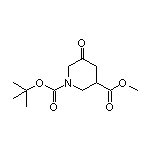 1-Boc-5-氧代哌啶-3-甲酸甲酯