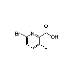 3-氟-6-溴吡啶-2-甲酸