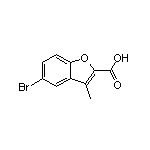 3-甲基-5-溴苯并呋喃-2-甲酸