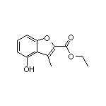 3-甲基-4-羟基苯并呋喃-2-甲酸乙酯