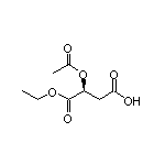 (S)-3-乙酰氧基-4-乙氧基-4-氧代丁酸