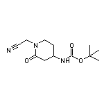 1-(氰基甲基)-4-(Boc-氨基)-2-哌啶酮