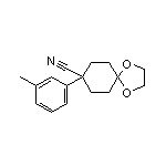 8-(3-甲基苯基)-1,4-二氧杂螺[4.5]癸烷-8-甲腈