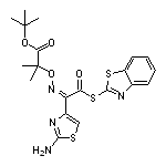 (Z)-2-[[[1-(2-氨基-4-噻唑基)-2-[苯并[d]噻唑-2-基硫基]-2-氧代亚乙基]氨基]氧基]-2-甲基丙酸叔丁酯