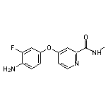 4-(4-氨基-3-氟苯氧基)-N-甲基吡啶-2-甲酰胺