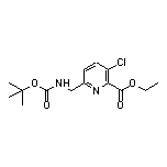 3-氯-6-[(Boc-氨基)甲基]吡啶-2-甲酸乙酯