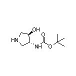 (3R,4R)-3-(Boc-氨基)-4-羟基吡咯烷