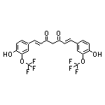 (1E,6E)-1,7-二[3-(三氟甲氧基)-4-羟基苯基]-1,6-庚二烯-3,5-二酮