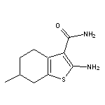 2-氨基-6-甲基-4,5,6,7-四氢苯并噻吩-3-甲酰胺