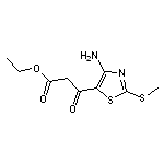3-[4-氨基-2-(甲硫基)-5-噻唑基]-3-氧代丙酸乙酯