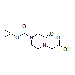 4-Boc-2-氧代哌嗪-1-乙酸