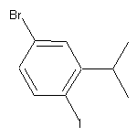 4-溴-1-碘-2-异丙基苯