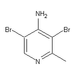 3,5-二溴-2-甲基吡啶-4-胺