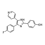 4-[4-(4-氟苯基)-5-(4-吡啶基)-2-咪唑基]苯酚