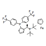 (R)-1-[(R)-2-[双(4-三氟甲基苯基)膦基]二茂铁基]乙基二叔丁基膦