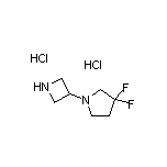 1-(3-氮杂环丁基)-3,3-二氟吡咯烷二盐酸盐