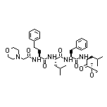 (S)-4-甲基-N-[(S)-1-[[(S)-4-甲基-1-[(R)-2-甲基环氧乙烷-2-基]-1-氧代-2-戊基]氨基]-1-氧代-3-苯基-2-丙基]-2-[(S)-2-[2-(4-吗啉基)乙酰氨基]-4-苯基丁酰氨基]戊酰胺