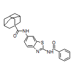 N-(2-苯甲酰氨基-6-苯并噻唑基)金刚烷-1-甲酰胺