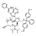 N6-苯甲酰基-5’-O-(4, 4’-二甲氧基三苯甲基)-2’-O-(叔丁基二甲基硅基)腺苷-3’-(2-氰基乙基-N,N-二异丙基)亚磷酰胺