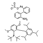 甲磺酸[2-(二-叔丁基膦基)-3,6-二甲氧基-2'-4'-6'-三 - 异丙基-1,1'-联苯](2'-氨基-1,1'-联苯-2-基)钯(II)
