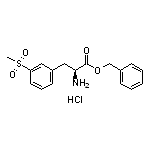 (S)-2-氨基-3-(3-甲砜基苯基)丙酸苄酯盐酸盐