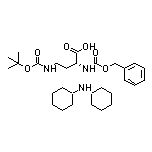 (R)-2-(Cbz-氨基)-4-(Boc-氨基)丁酸二环己基胺盐