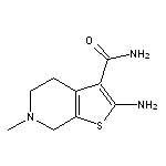 2-氨基-6-甲基-4,5,6,7-四氢噻吩并[2,3-c]吡啶-3-甲酰胺