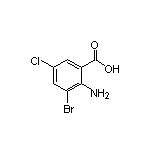 2-氨基-3-溴-5-氯苯甲酸