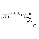 4-[2-甲氧基-4-[3-羟基-5-氧代-7-(3-甲氧基-4-羟基苯基)-1,3,6-庚三烯-1-基]苯氧基]-4-氧代丁酸