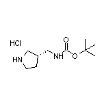 (R)-N-Boc-1-(3-吡咯烷基)甲胺盐酸盐