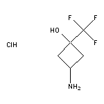 顺式-3-氨基-1-(三氟甲基)环丁醇盐酸盐