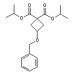3-(苄氧基)环丁烷-1,1-二甲酸二异丙酯