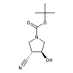 反式-1-Boc-4-羟基吡咯烷-3-甲腈