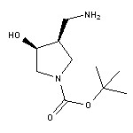 顺式-4-(氨甲基)-1-Boc-吡咯烷-3-醇