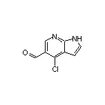 4-氯吡咯并[2,3-b]吡啶-5-甲醛