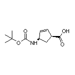 (1S,4R)-4-(Boc-氨基)-2-环戊烯甲酸