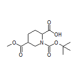 1-Boc-5-(甲氧基羰基)哌啶-2-甲酸