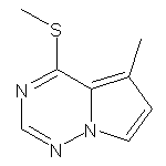 5-甲基-4-(甲硫基)吡咯并[2,1-f][1,2,4]三嗪