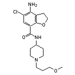 N-[1-(3-甲氧基丙基)-4-哌啶基]-4-氨基-5-氯-2,3-二氢苯并呋喃-7-甲酰胺