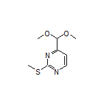 4-(二甲氧基甲基)-2-(甲硫基)嘧啶