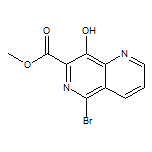 5-溴-8-羟基-1,6-萘啶-7-甲酸甲酯